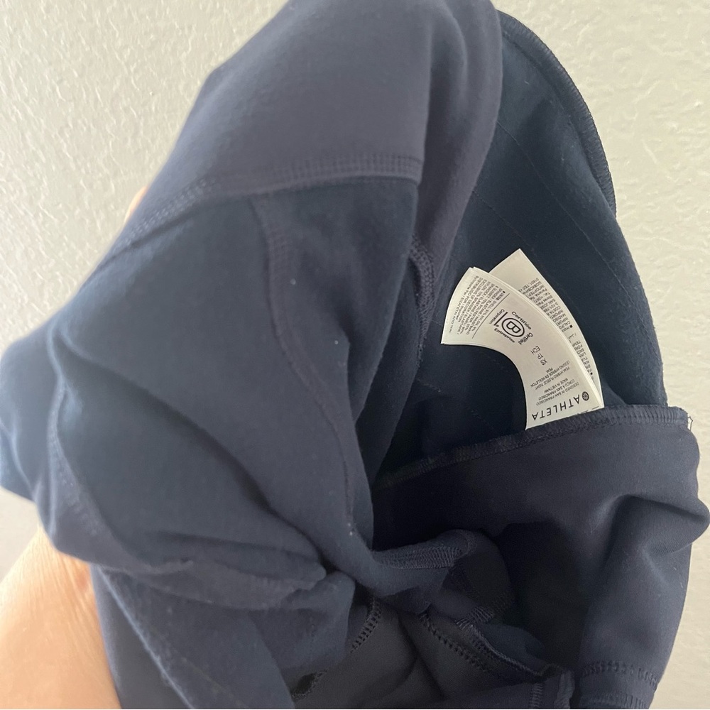 Athleta Peak Hybrid Fleece Tight Navy Size XS - Picture 16 of 16